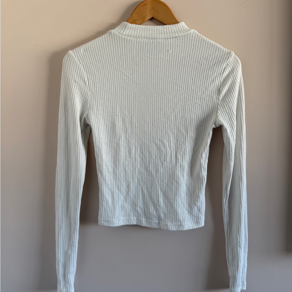 Hello Kitty White Ribbed Top - Picture 3 of 4